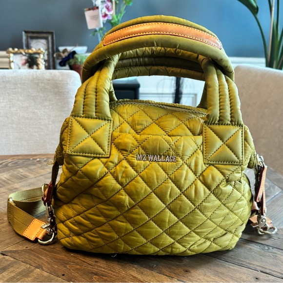MZ Wallace Handbags - MZ Wallace Ocher Small Sutton Deluxe